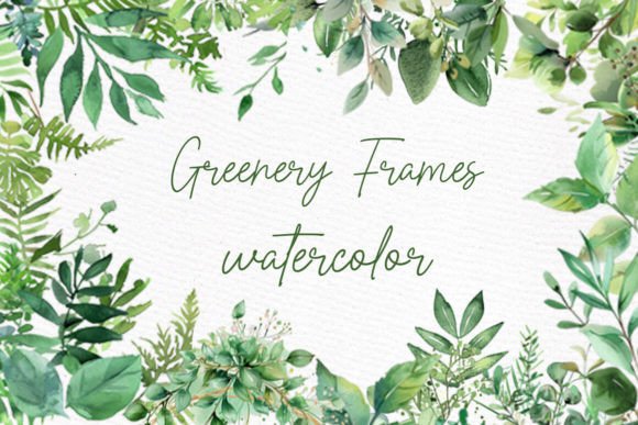 Download Greenery Watercolor Clipart Foliage Png - Watercolor Collection