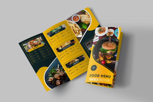 Download Food Menu Trifold Brochure - Menu Collection