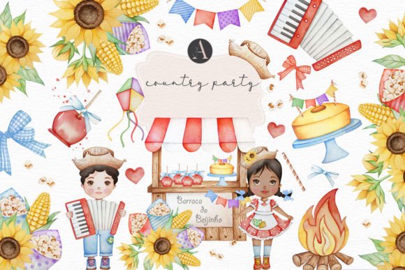 Download June Celebration Watercolor - Watercolor Collection
