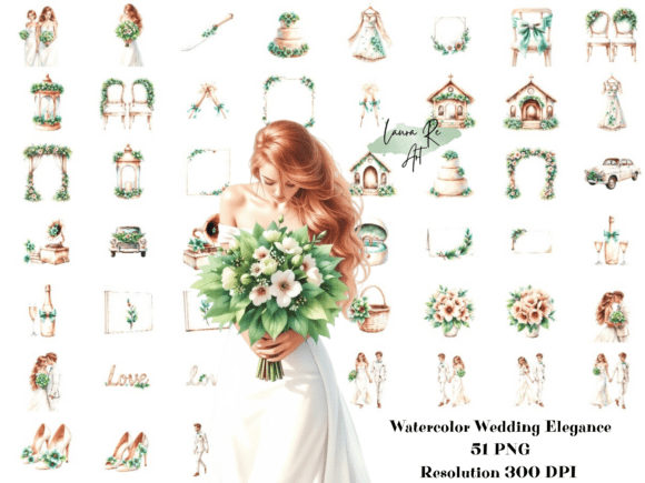 Download Watercolor Wedding Elegance - Watercolor Collection