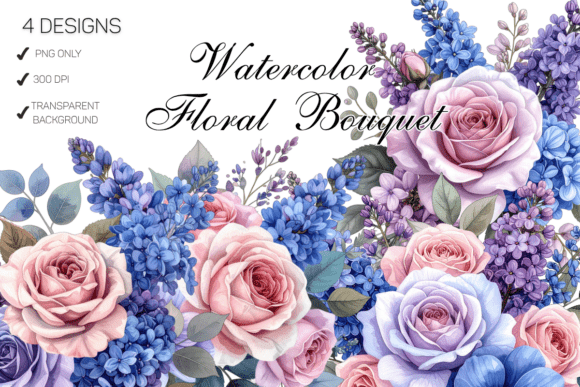 Download Watercolor Floral Bouquet Wedding - Watercolor Collection