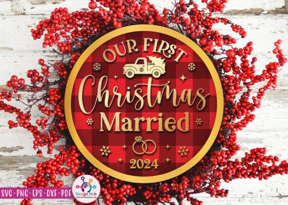 Download Our First Christmas Married 2024 SVG - Married Collection