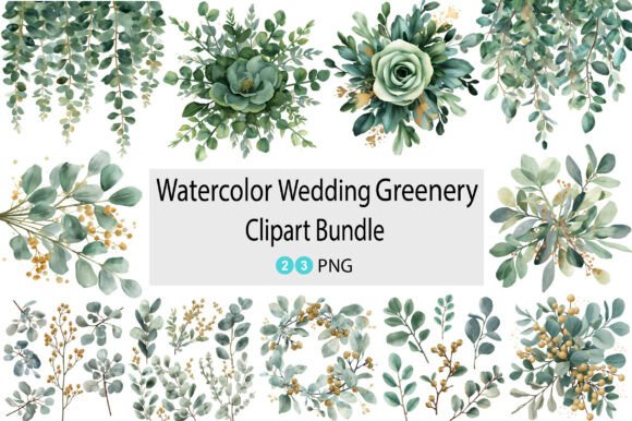 Download Watercolor Wedding Greenery - Watercolor Collection