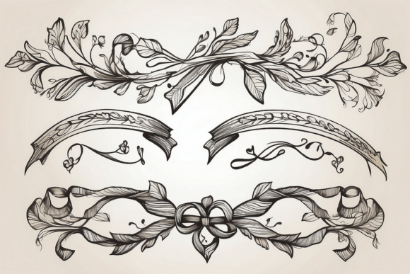 Download About Hand Drawn Floral Decorative Borde - Hand drawn Collection