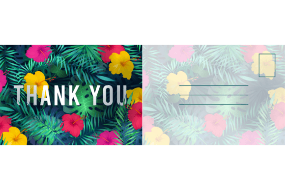 Download Thank You Postcard. Abstract Background - Background Collection